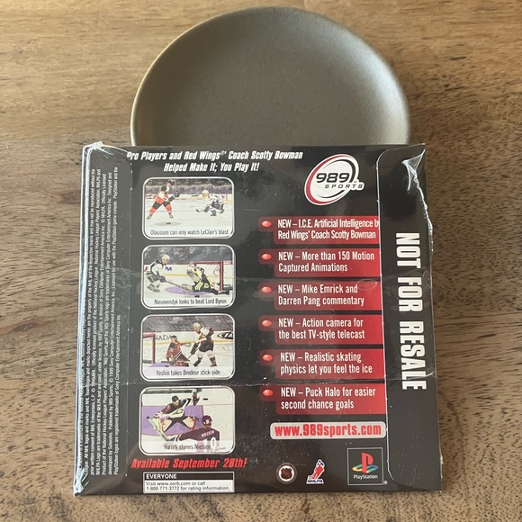 NHL FaceOff 2000 Sealed Demo Disc(Sony PlayStation 1, 1999) - Picture 2 of 2